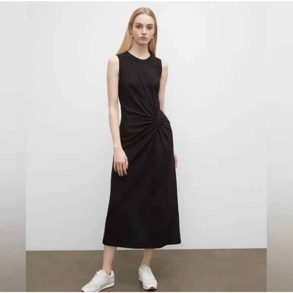 Club Monaco Twist Front Knit Maxi Dress- -size S - Picture 1 of 9